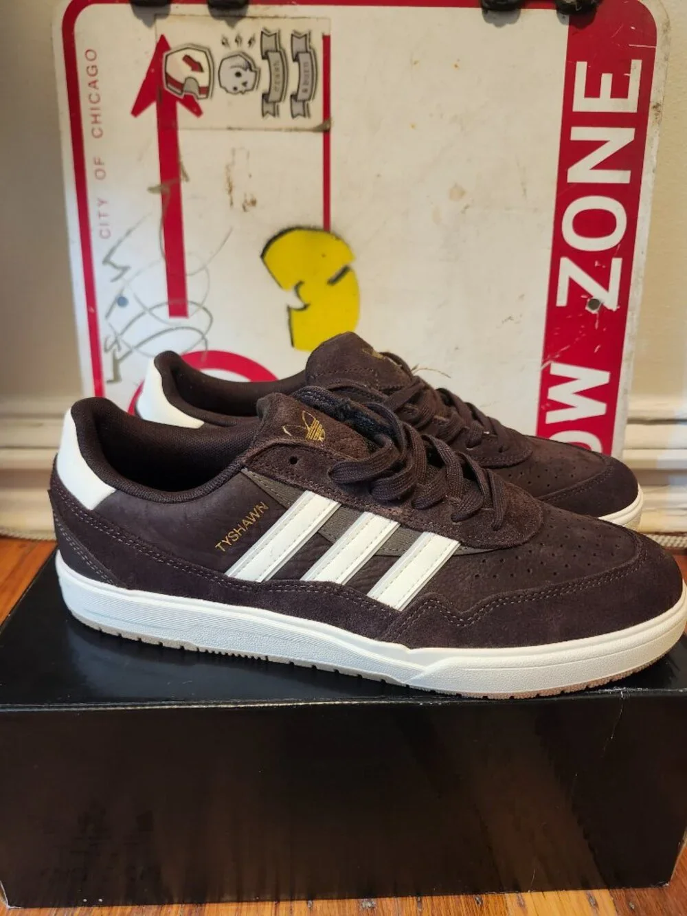 adidas Tyshawn II Brown Suede Skate Shoes Men's 10.5 NEW IN BOX
